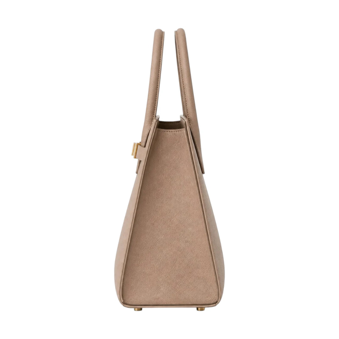Bagv Beige Desert Pearl Satchel Handbag