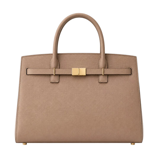 Bagv Beige Desert Pearl Satchel Handbag