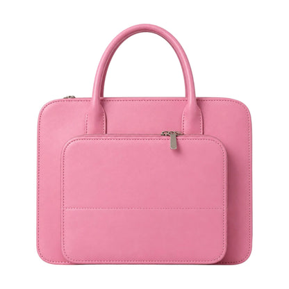Bagv Pink Front-Pocket Satchel Handbag
