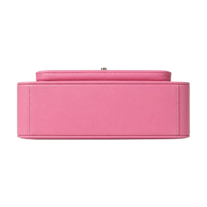 Bagv Pink Front-Pocket Satchel Handbag
