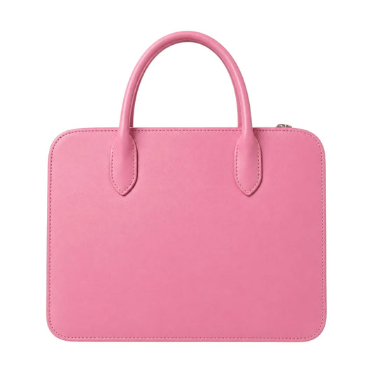 Bagv Pink Front-Pocket Satchel Handbag